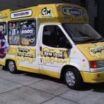 Cartoon Network Part branded promotional ice cream van