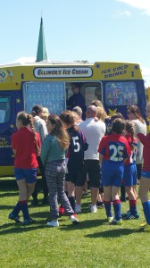Football tournament ice cream van 2