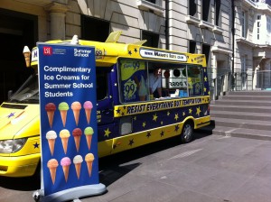 Ice cream give away in London