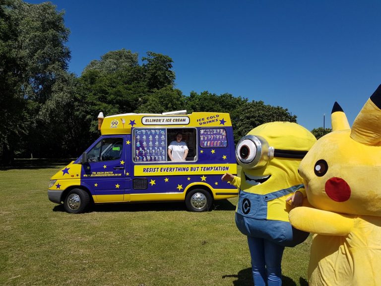 Ice cream van with minion « Ice Cream Van Hire at its best