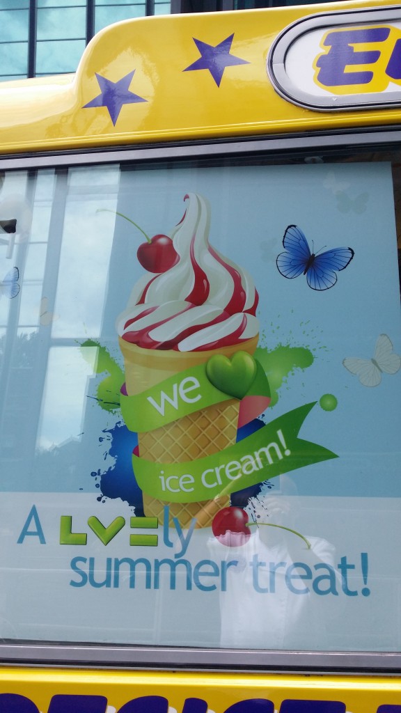LV Love Ice Cream On UK Tour Ice Cream Van Hire at its best