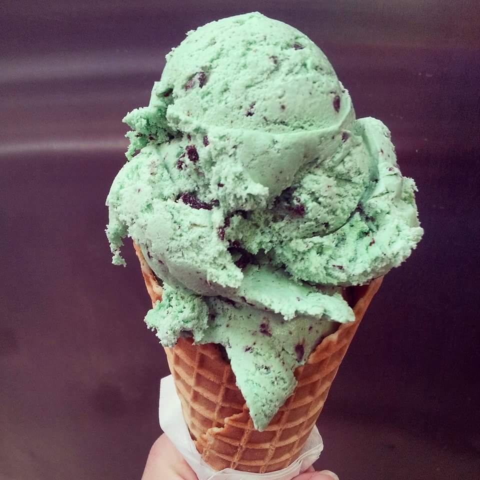 Mint choc chip waffle « Ice Cream Van Hire at its best
